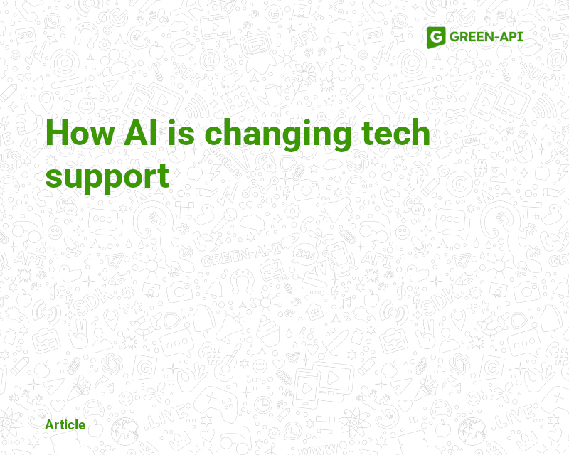 How AI is changing tech support