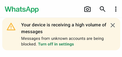 Block unknown in WA UI auto